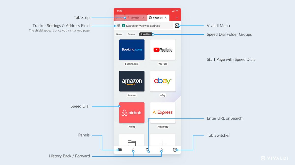 Vivaldi 3.0 Android
