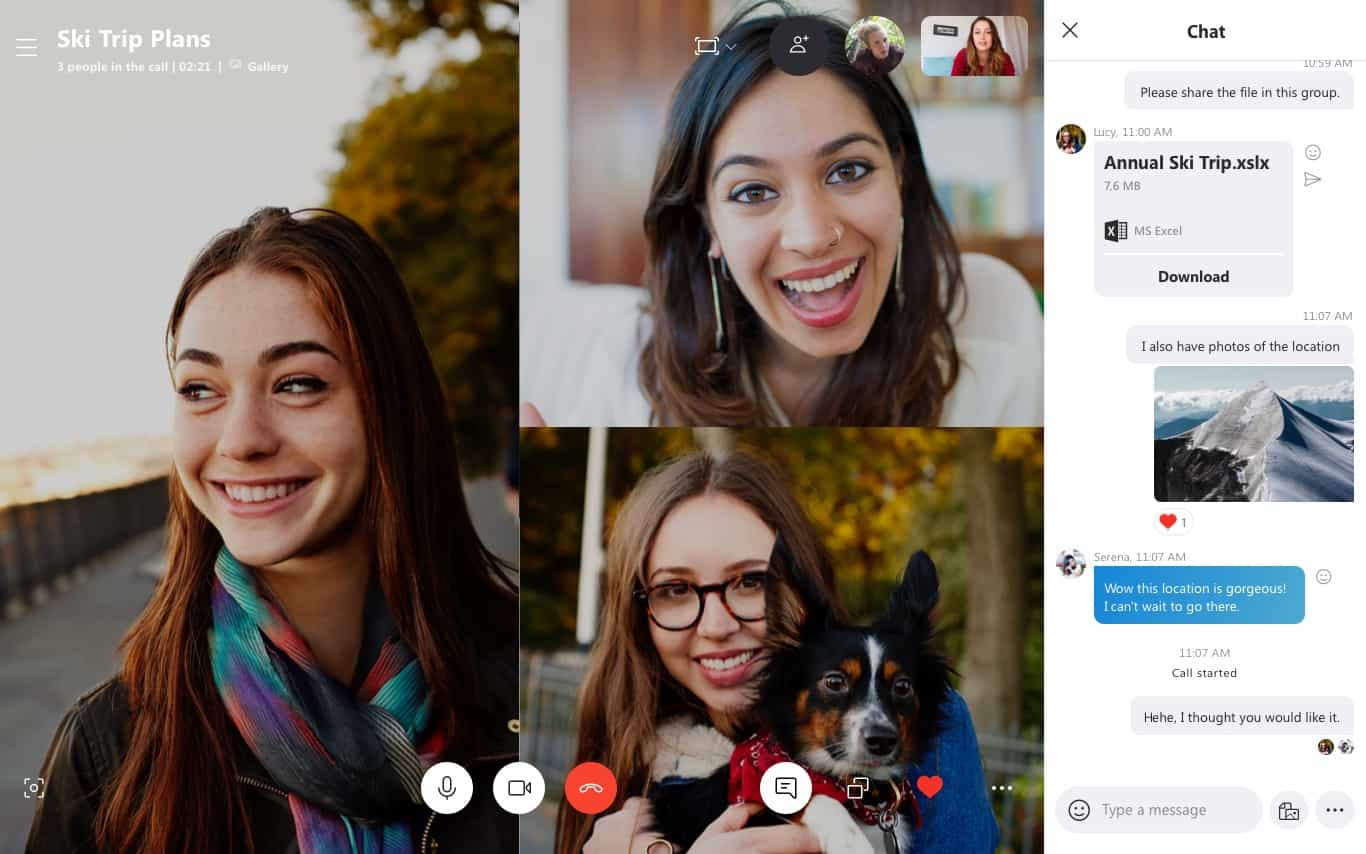 Skype emprunte à ZOOM sa fonction de personnalisation d'arrière-plan pendant un appel vidéo