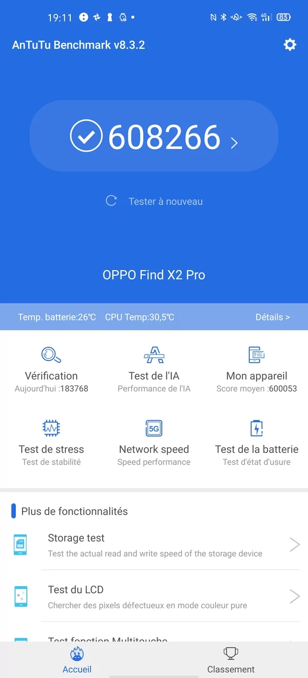 Capture Oppo find X2 Pro