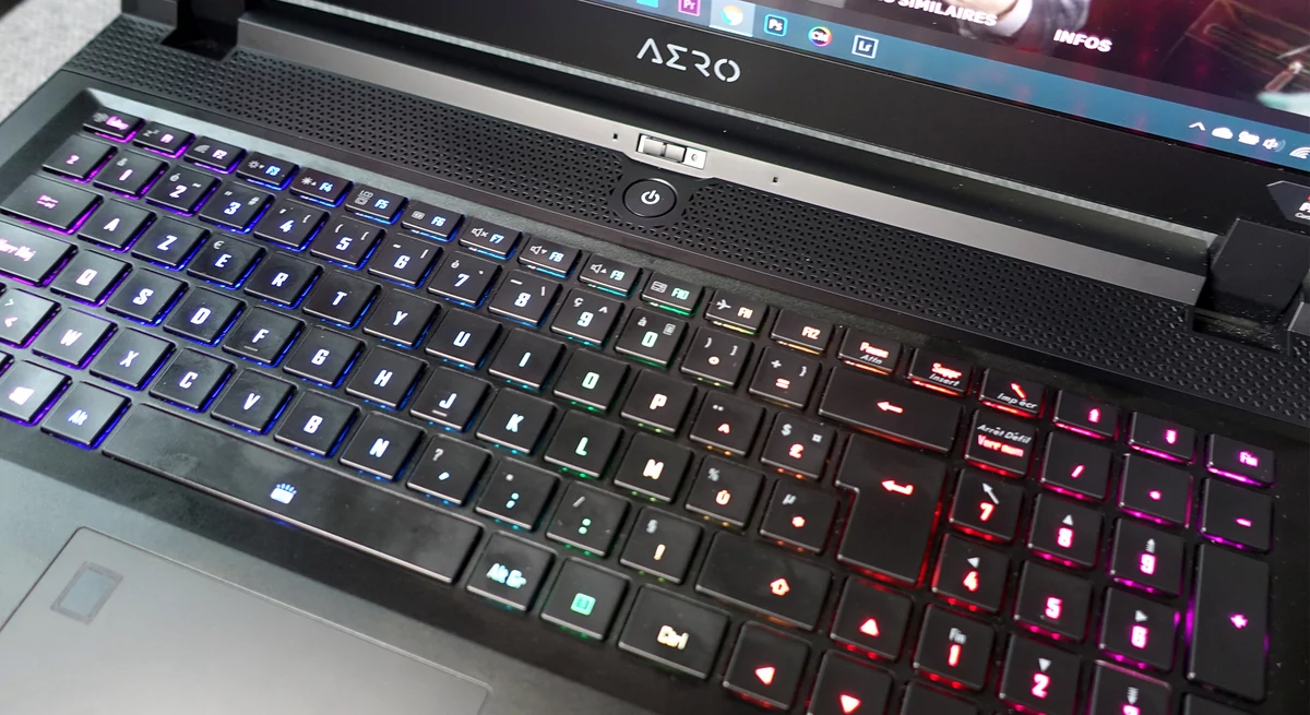 Gigabyte Aero 17 HDR, les haut-parleurs