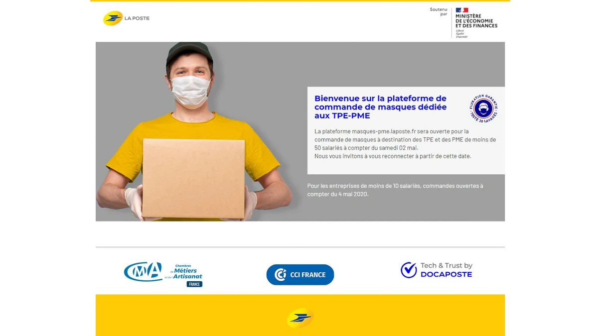 plateforme-la-poste-masques