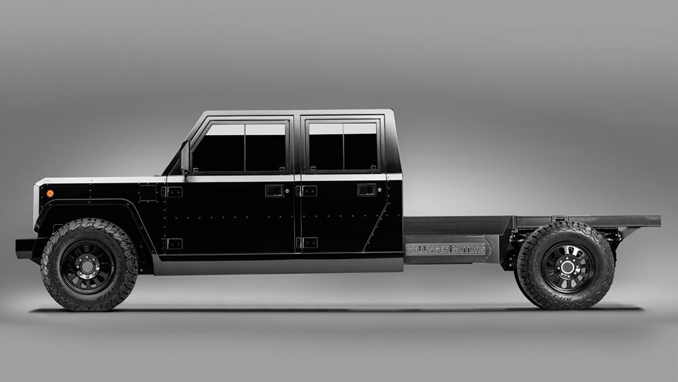 Bollinger dévoile la version châssis-cabine de son camion tout électrique