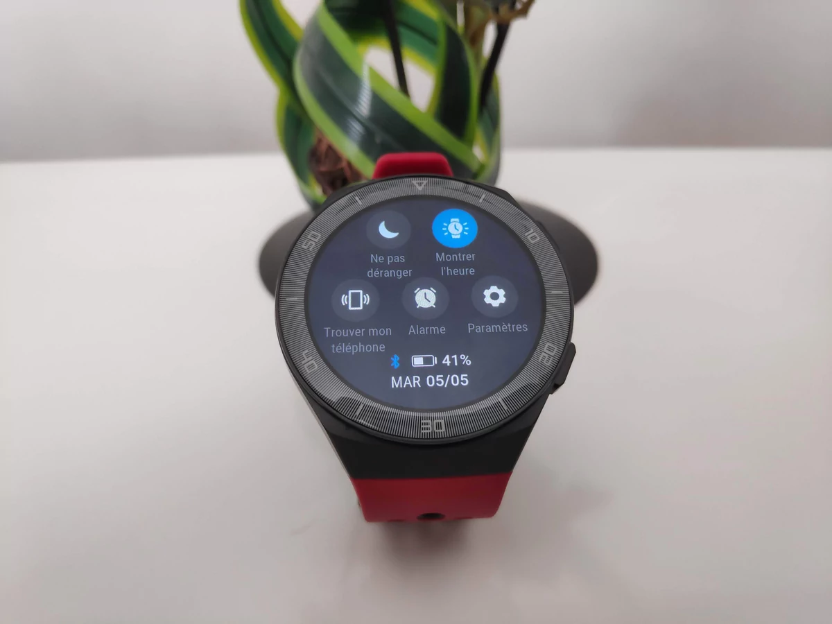 Huawei Watch GT2e - Paramètres rapides