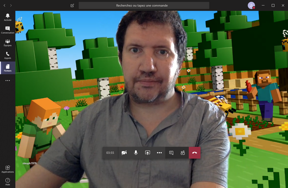 Microsoft Teams visio Minecraft 2