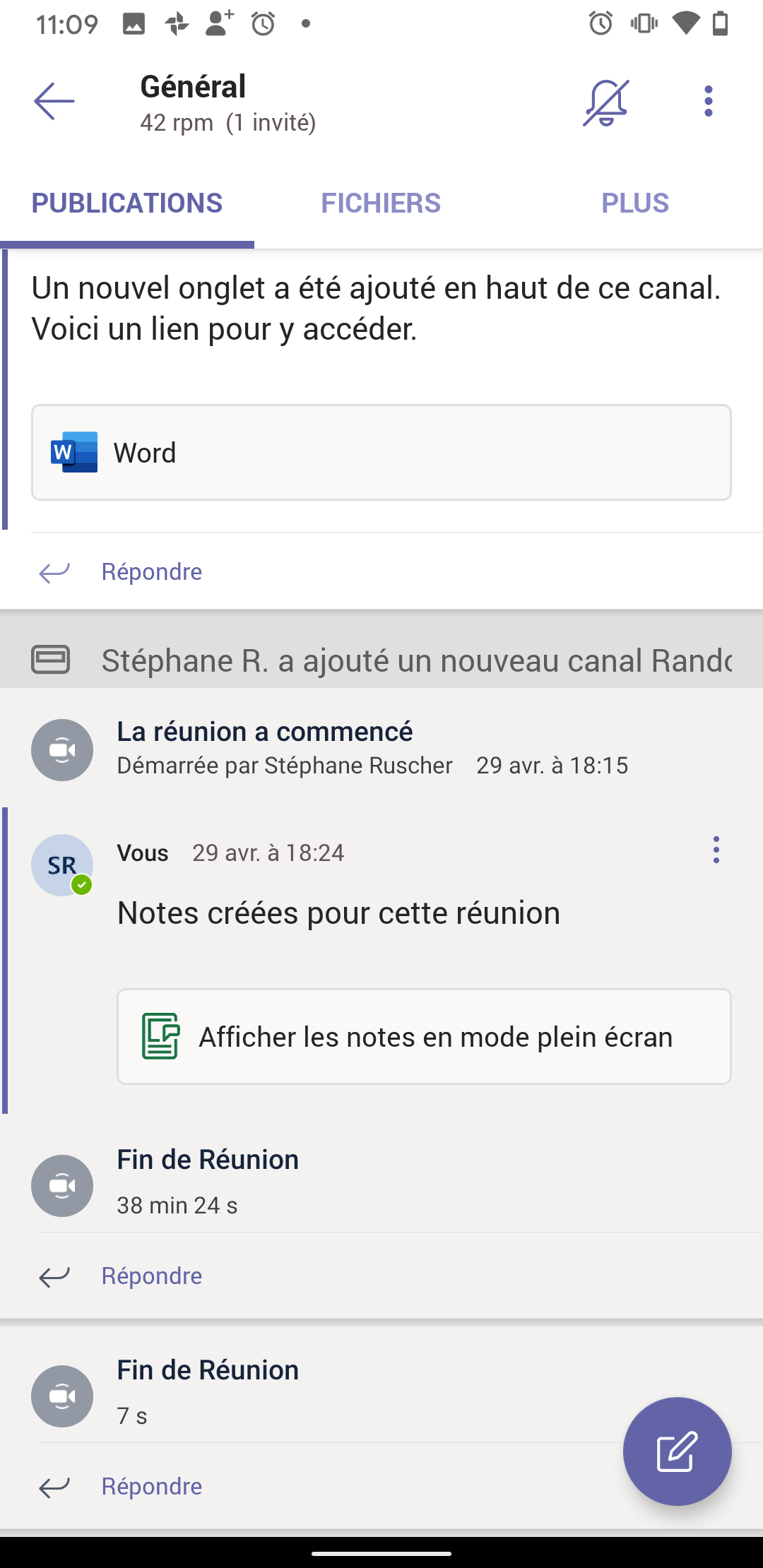 Microsoft Teams Android 1