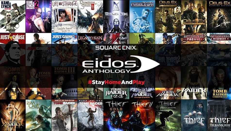 Square Enix un bundle "Eidos Anthology" avec 54 jeux, à prix cassé