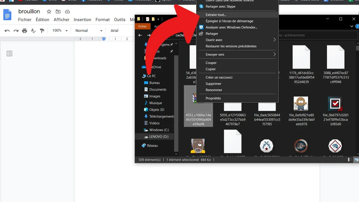 Comment Decompresser Un Fichier Zip Sur Windows 10