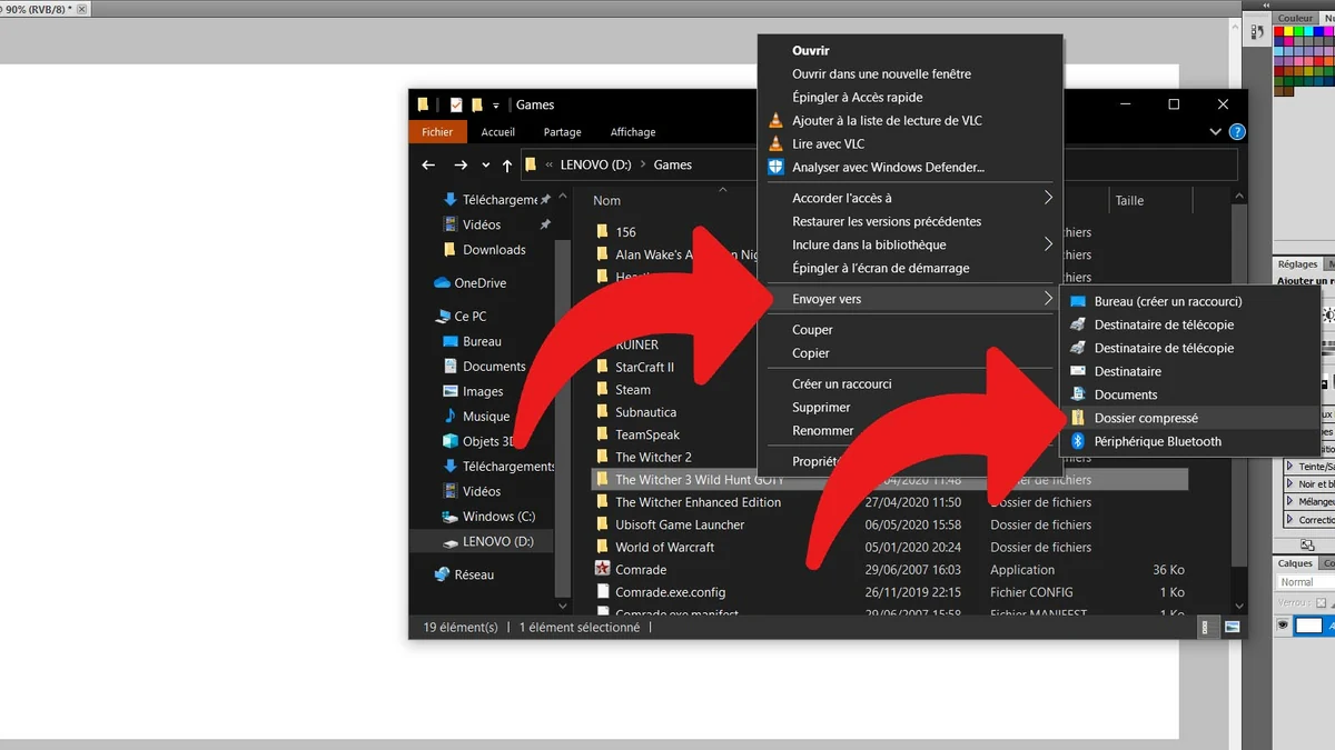 Comment Compresser Un Fichier Zip Sur Windows 10