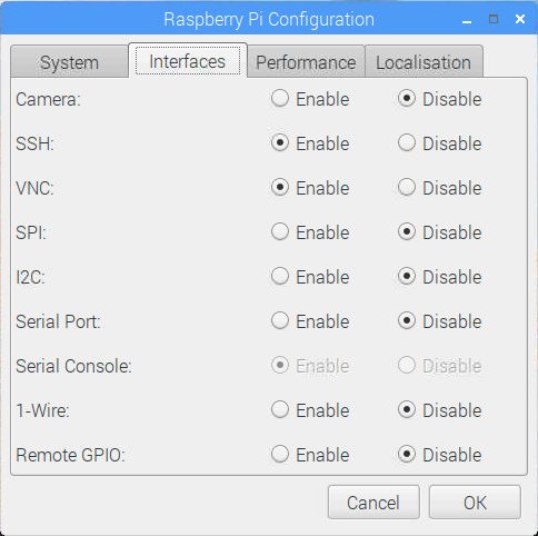 Configuration SSH sous Raspbian