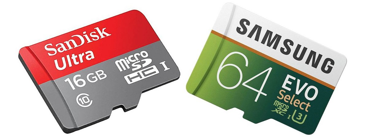 MicroSD Sandisk Ultra / Samsung EVO Select