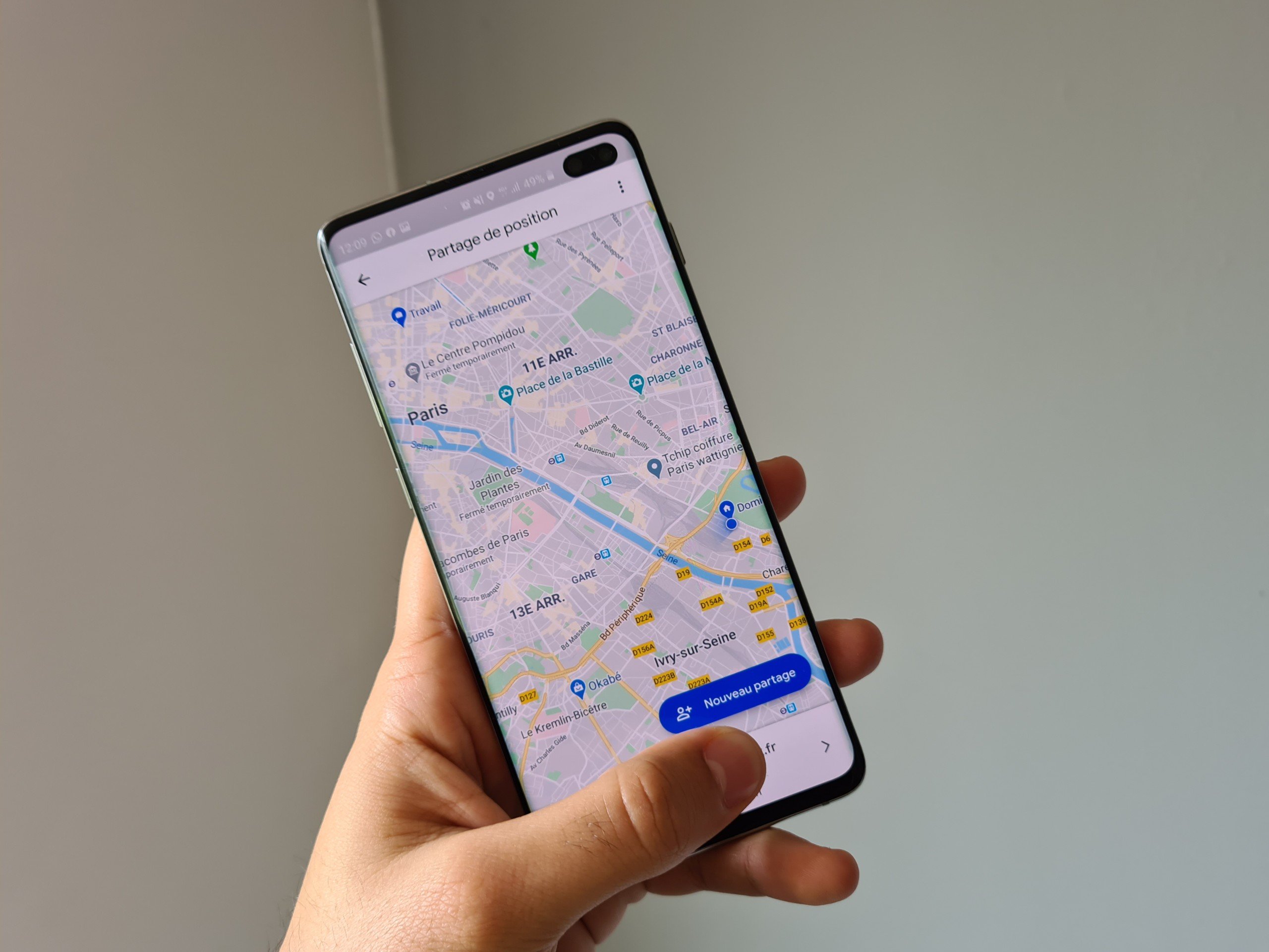 Google limite les fonctionnalités de Maps si vous ne partagez pas vos données de navigation en direct