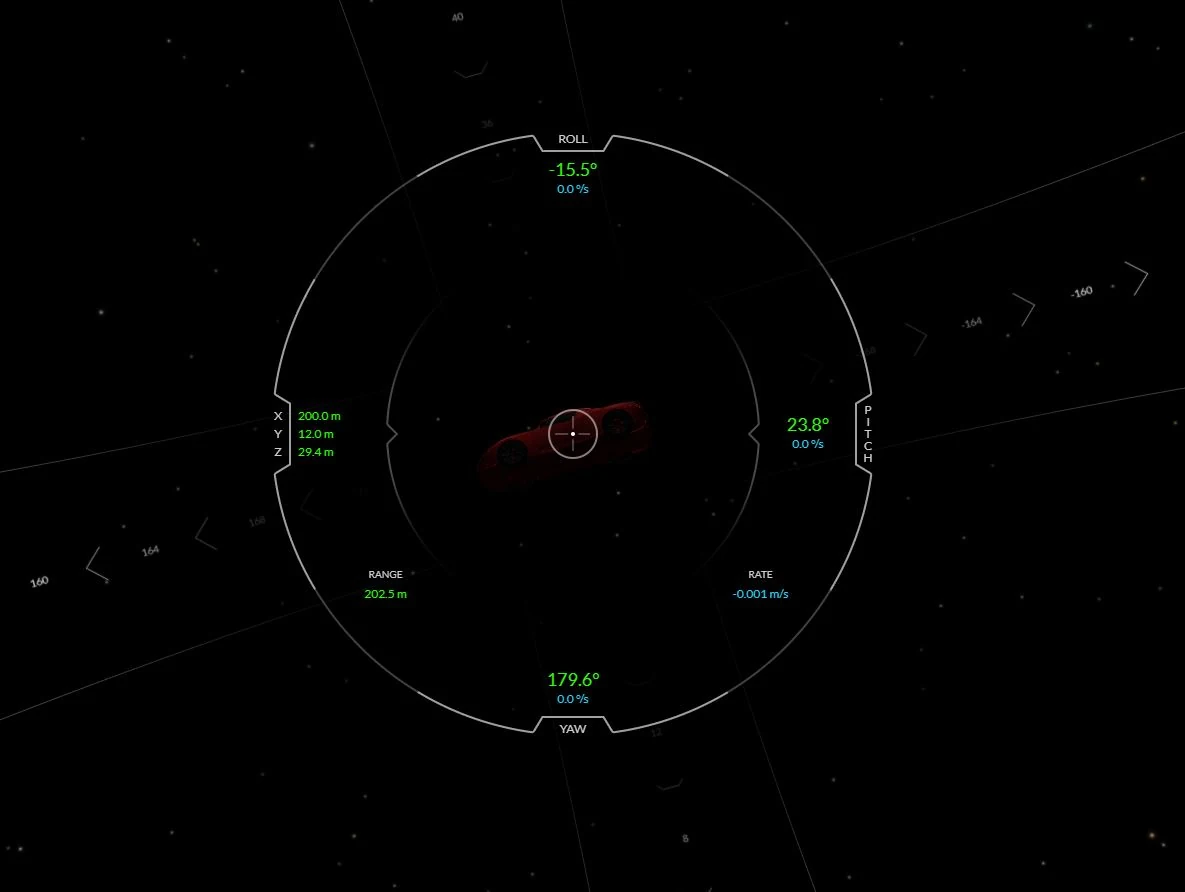 Tesla espace simulation ISS © SpaceX