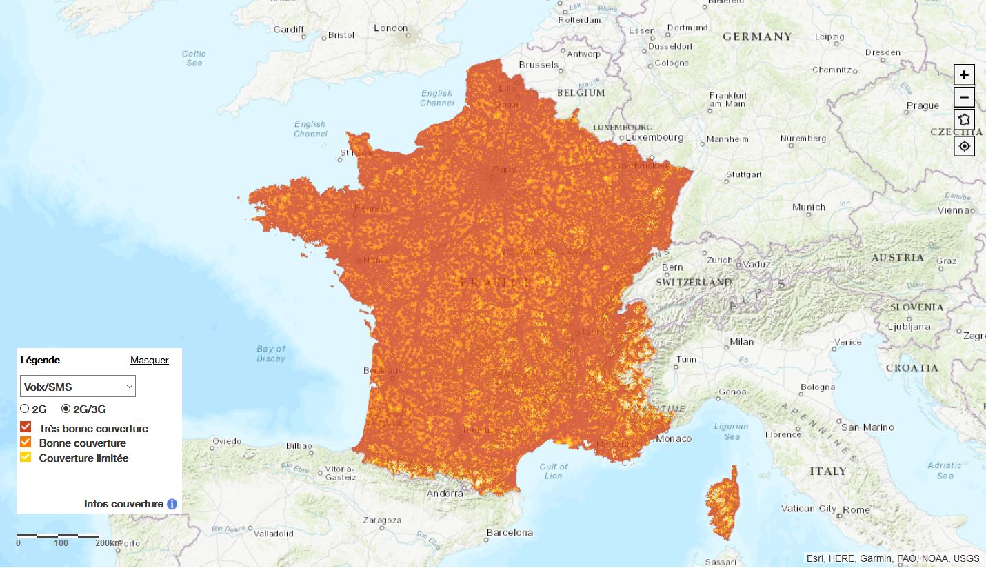 Orange, meilleur réseau mobile en 2020, selon l'ARCEP