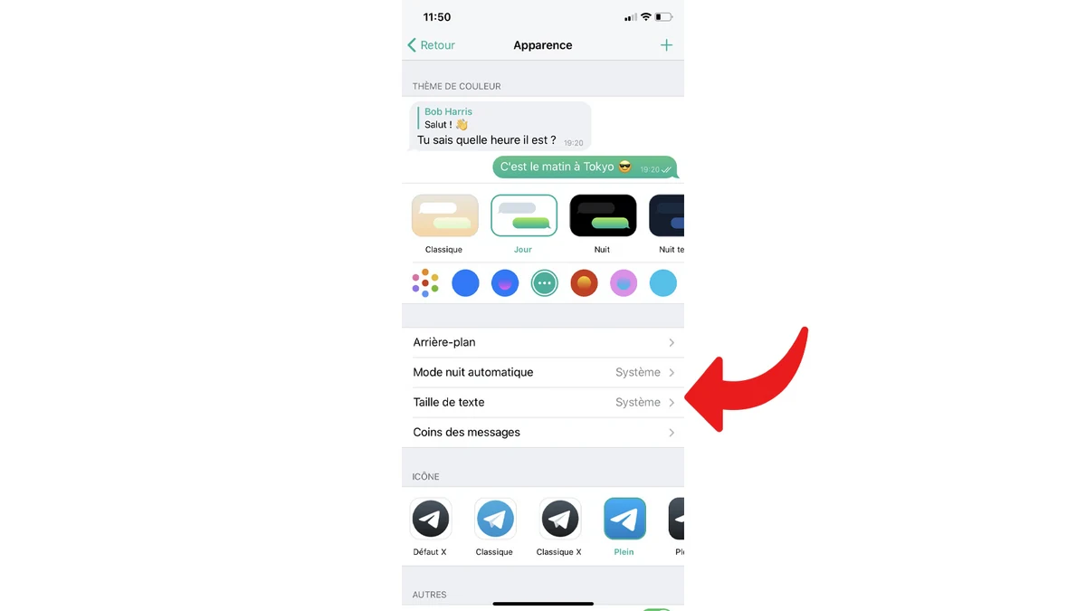 Comment Changer La Taille De La Police D Ecriture Sur Telegram Comment Changer La Taille De La Police D Ecriture Sur Telegram