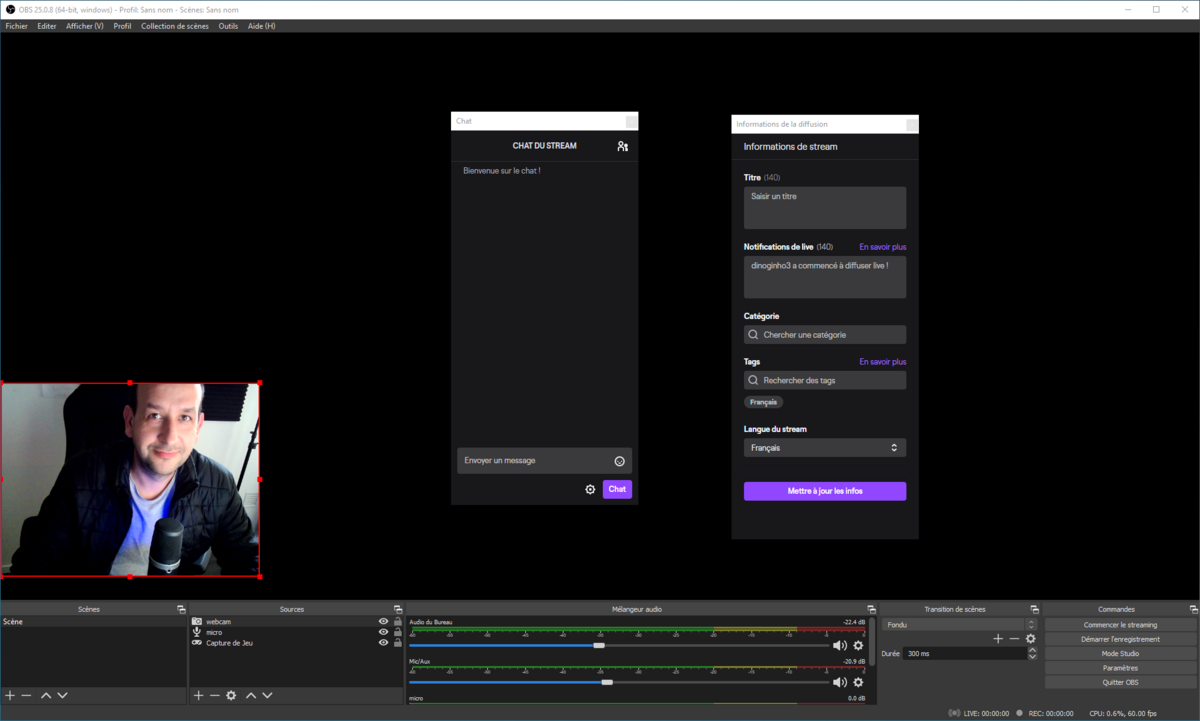 Avermedia sous OBS