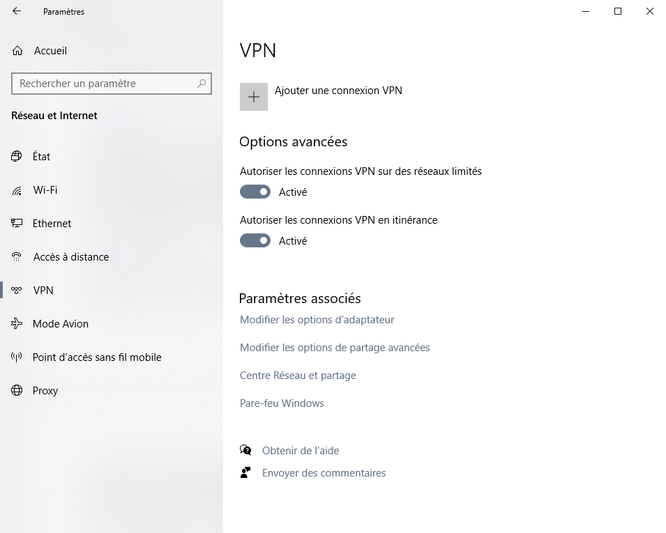 Windows 10 VPN