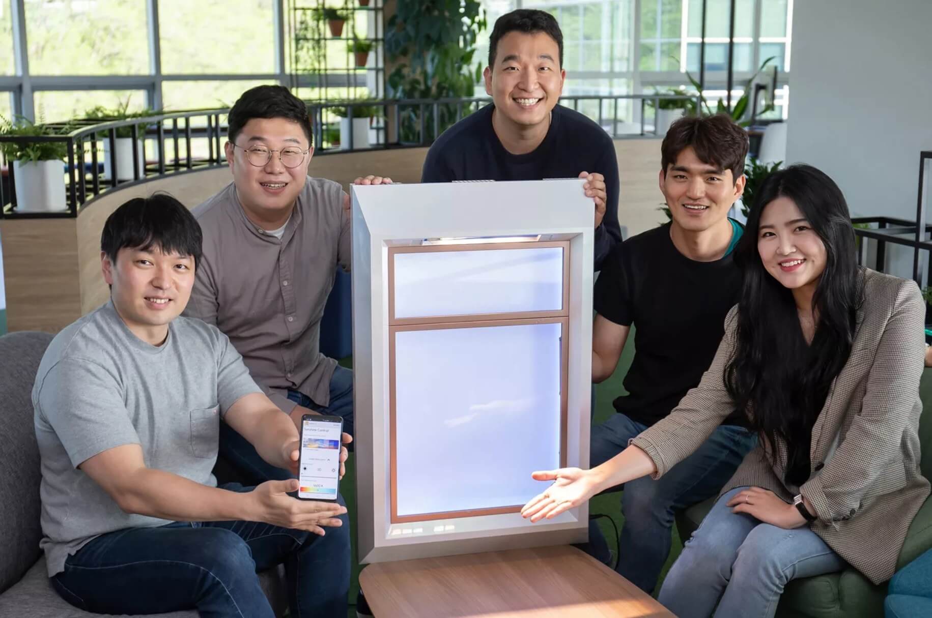 Samsung travaille sur des fenêtres à lumière solaire artificielle