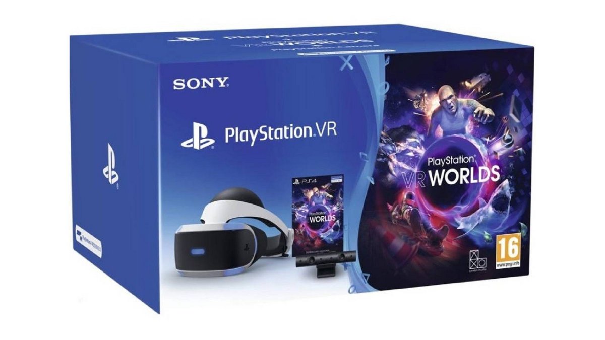 Casque PlayStation VR + PlayStation Caméra + VR Worlds