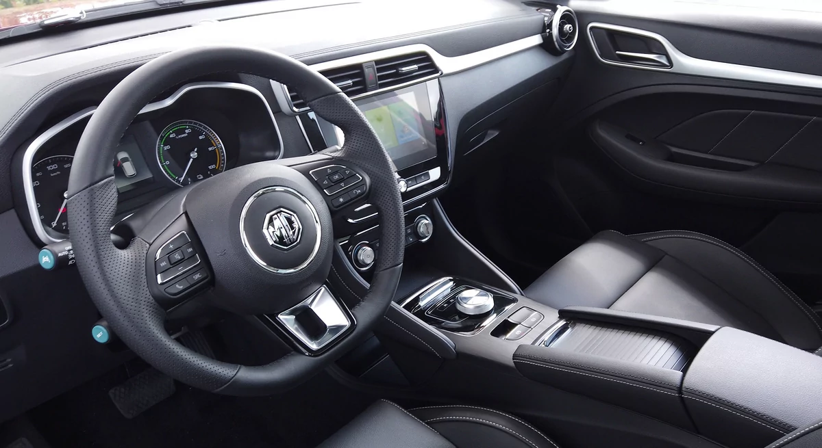 MG ZS EV, la finition Luxury est plutôt propre © David Nogueira