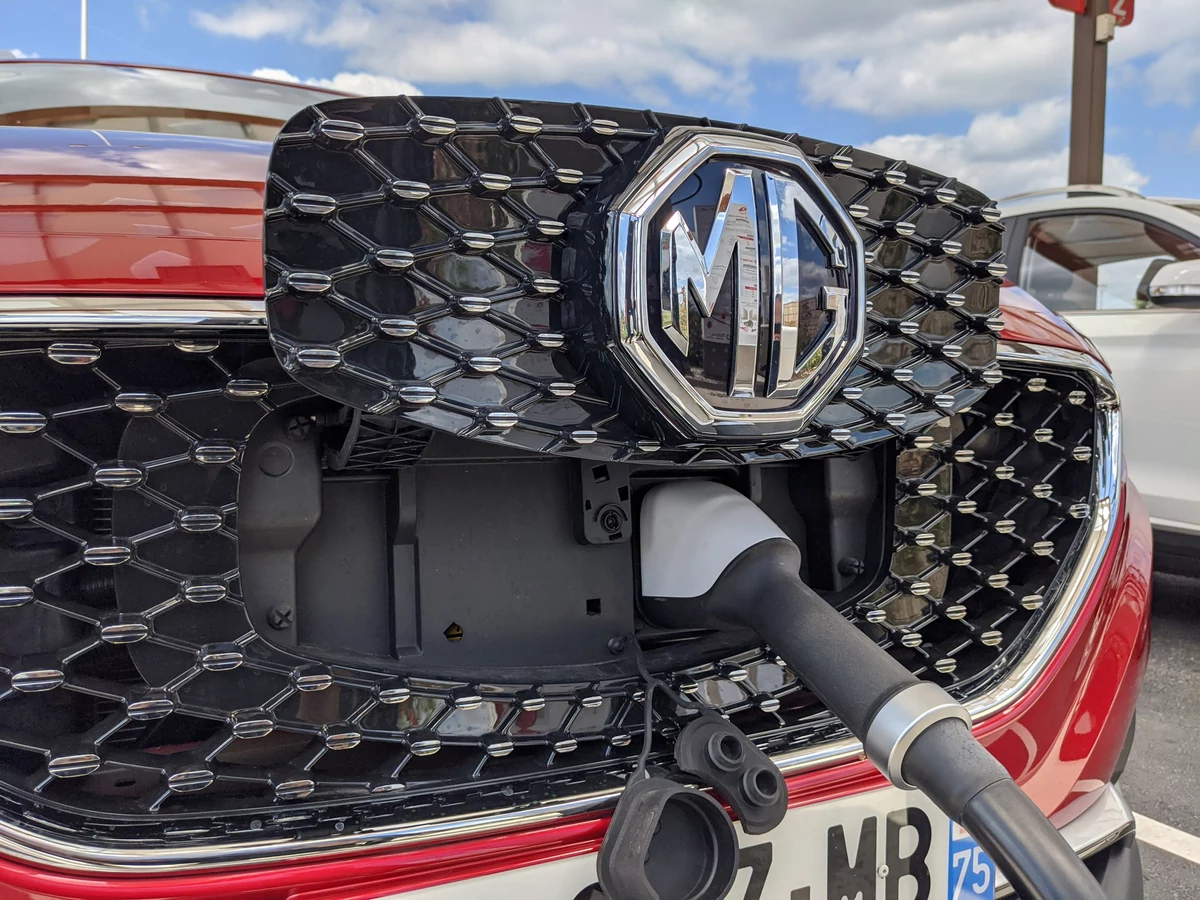 MG ZS EV, la charge 3 © David Nogueira
