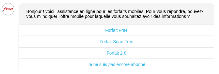 Assistance en ligne Free