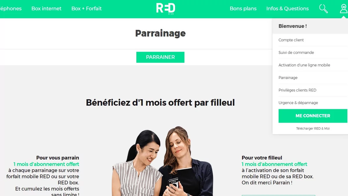 RED parrainage