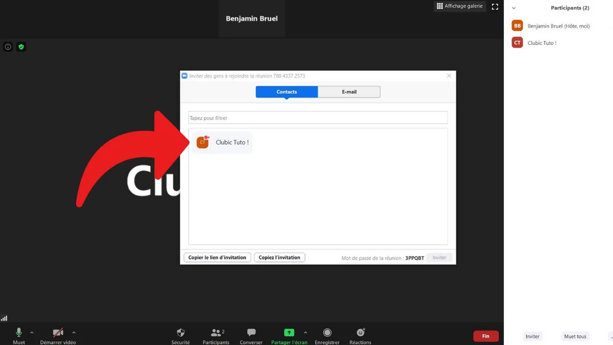 Comment Inviter Quelqu Un A Rejoindre Une Reunion Sur Zoom