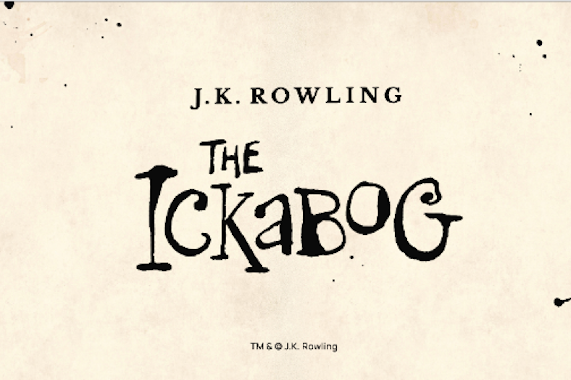 The Ickabog, le roman de J.K. Rowling disponible en ligne gratuitement et en français !