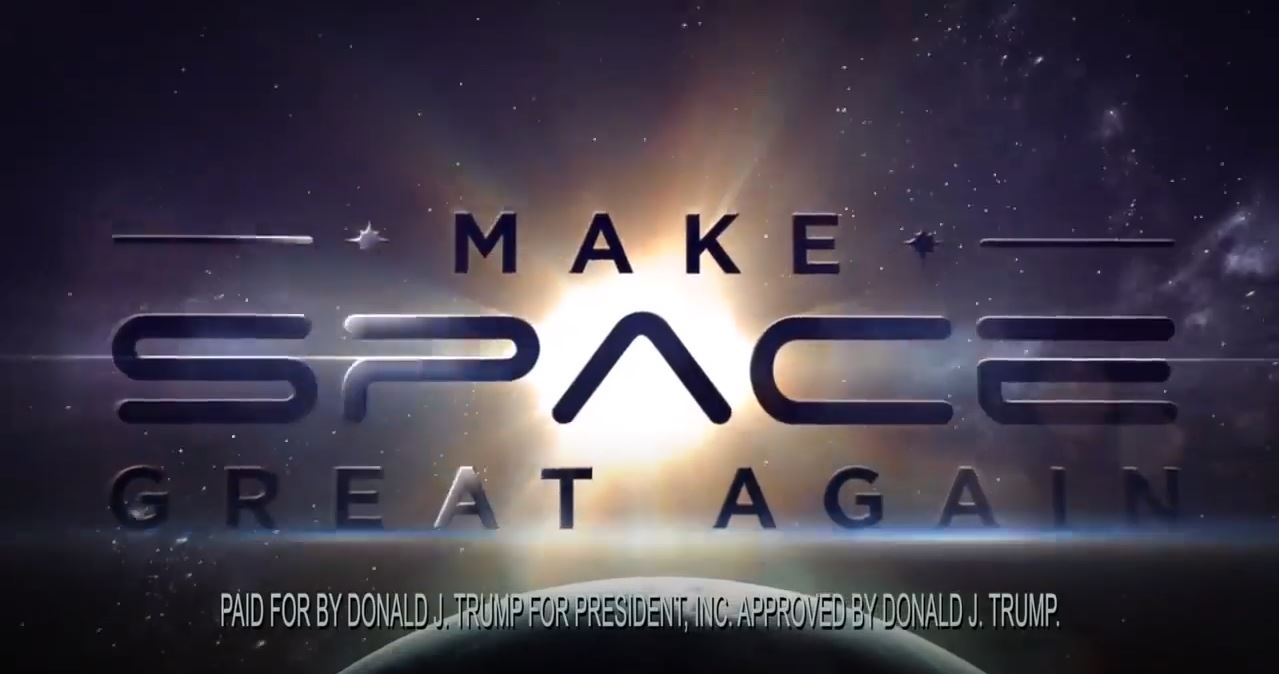 Le clip de campagne "Make Space Great Again" de D. Trump a dû être retiré