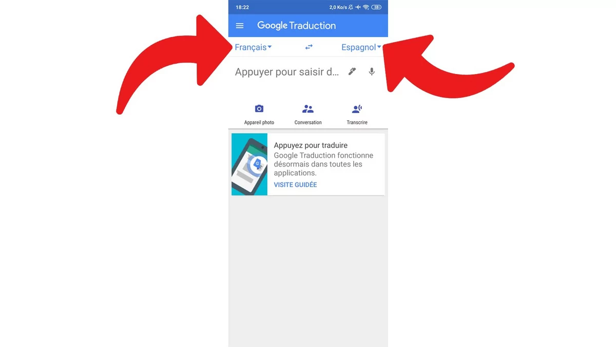 comment traduire une conversation en