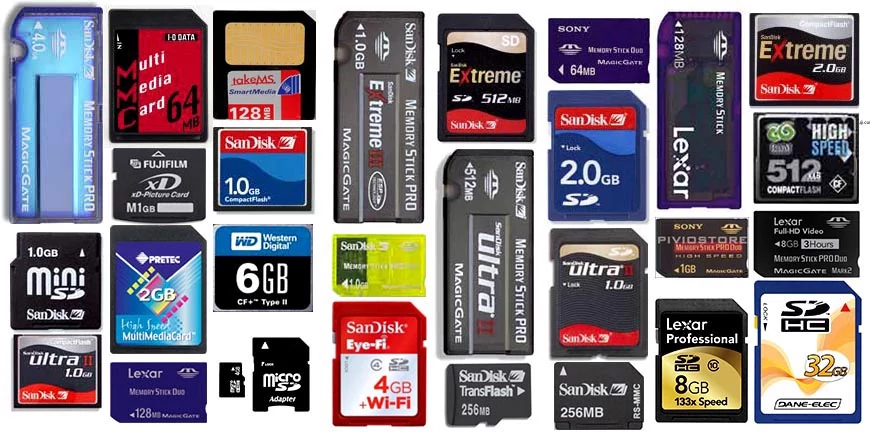 Cartes mémoires