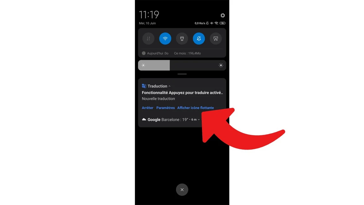 Google Traduction traduire SMS