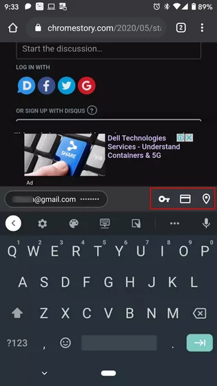 Chrome Autofill © ChromeStory