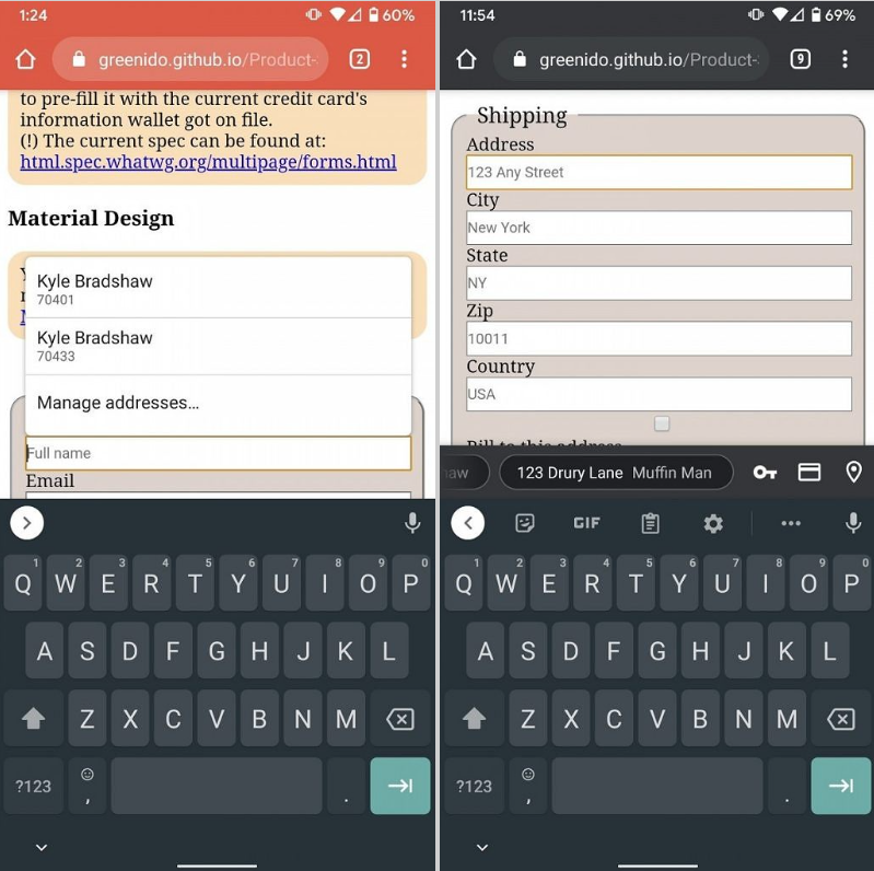Comparaison de l'ancienne (gauche) et nouvelle interface (droite) © ChromeStory