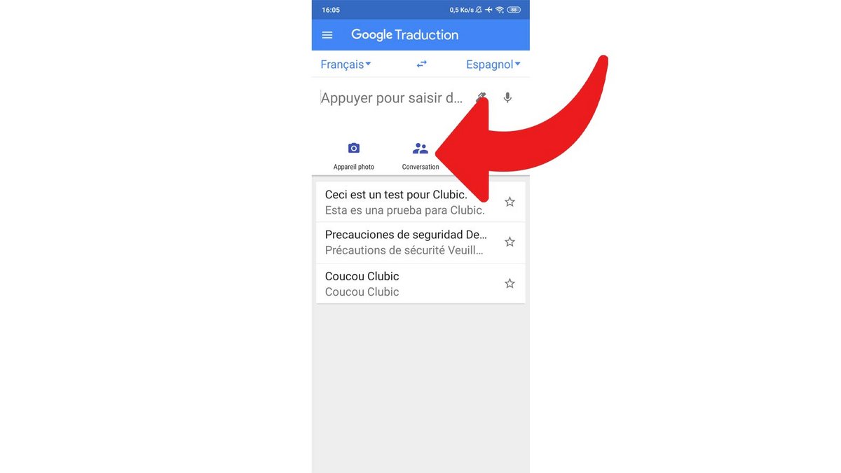 Google Traduction traduire conversation en temps réel