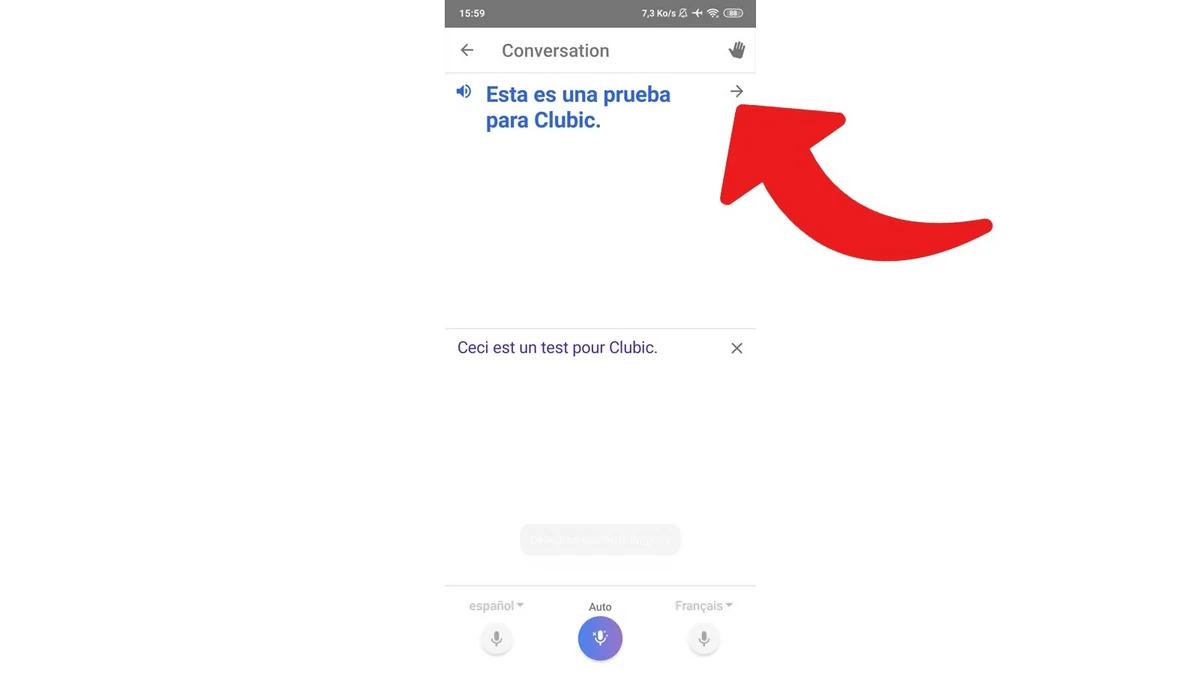 comment traduire une conversation en