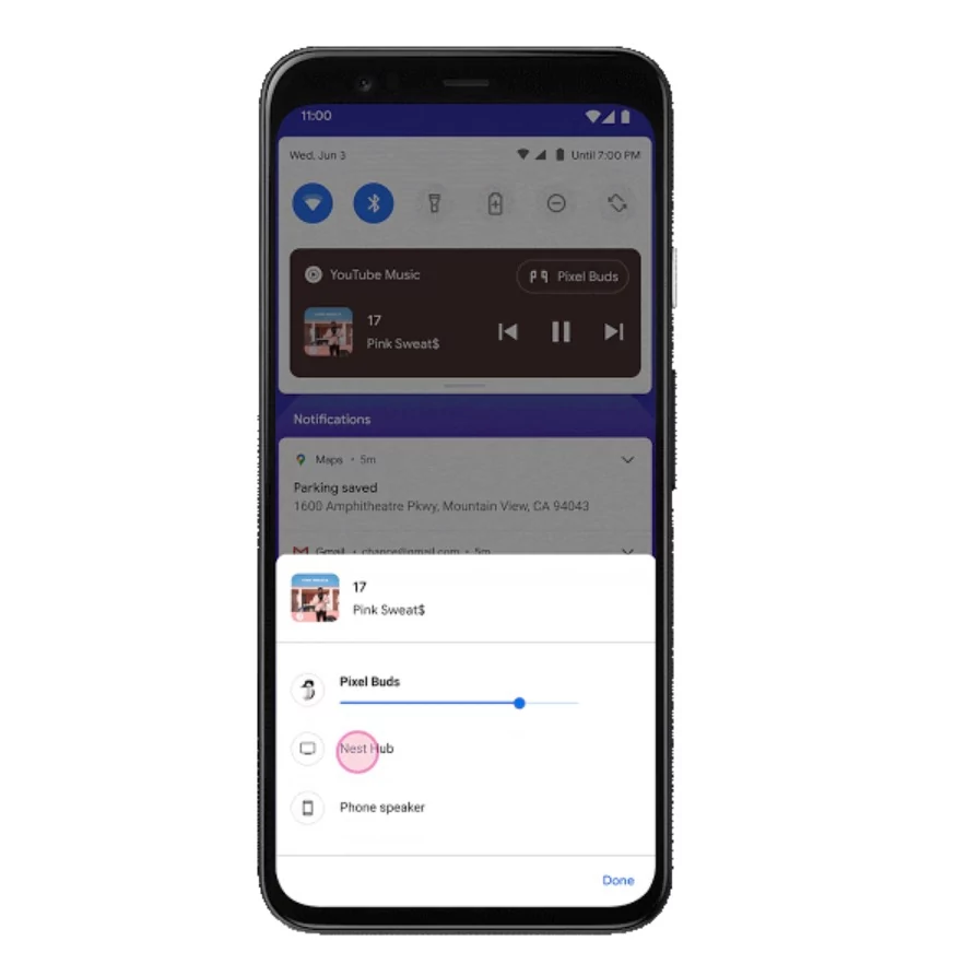 Android 11 lecture musique © © Google