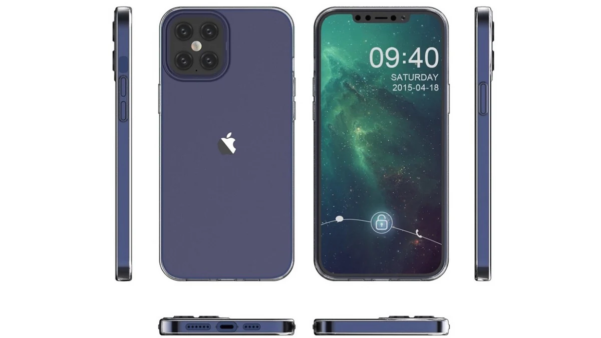iPhone 12 12 Pro rendu 3D © © PhoneArena