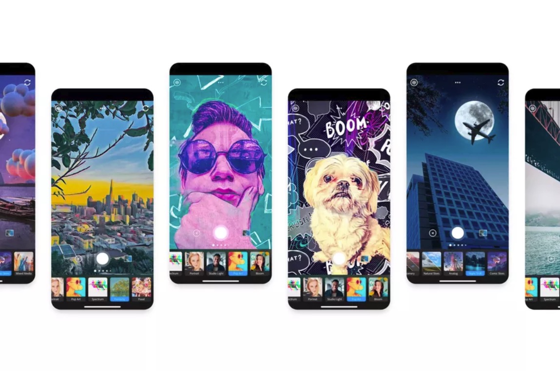 Adobe lance Photoshop Camera : sa propre appli de filtres photos sur iOS et Android