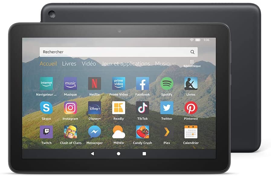 Une tablette  Fire HD 8 plus fine, plus légère et plus