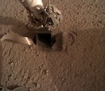 Sur Mars l'instrument allemand HP3 creuse (enfin) son trou