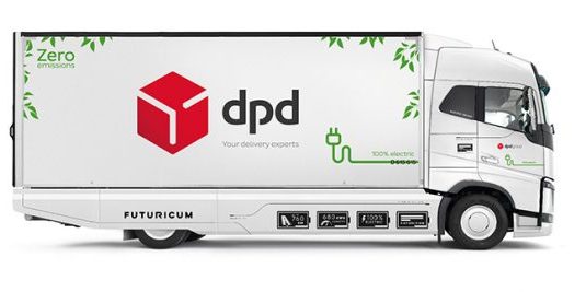 Un camion électrique doté d'une énorme batterie de 680 kWh pour le transporteur DPD