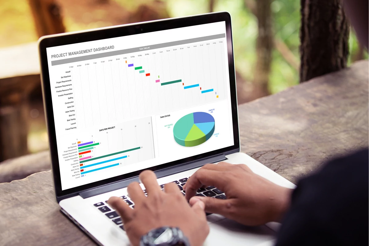 Excel Dashboard © © shutterstock