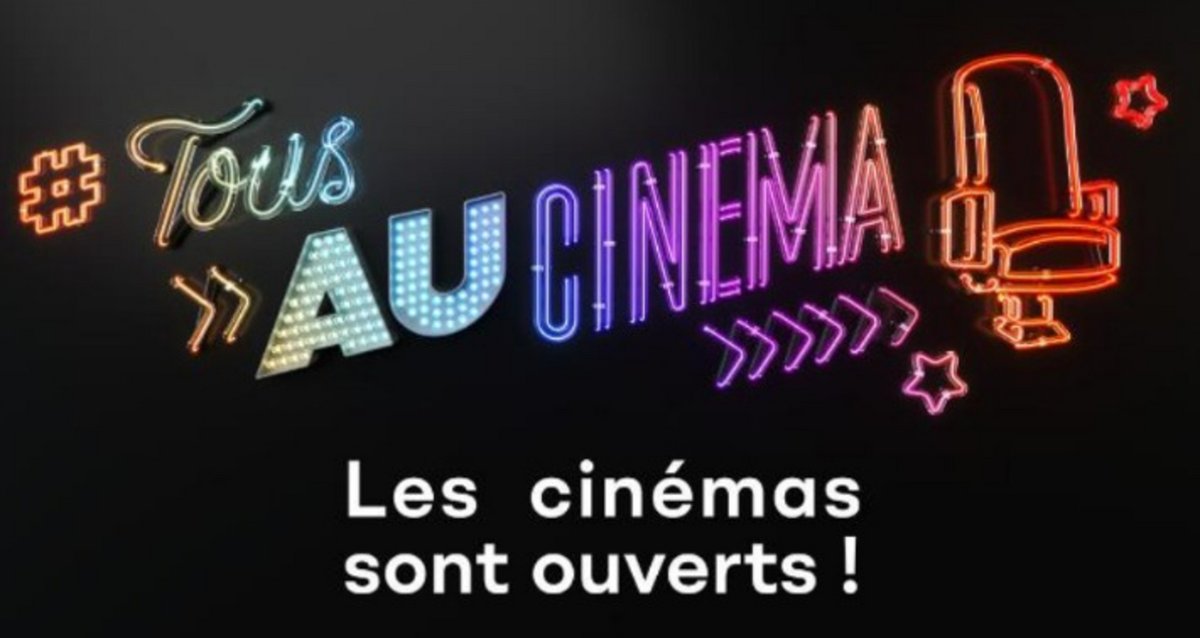 Le logo de la campagne de la Fédération nationale des cinémas français
