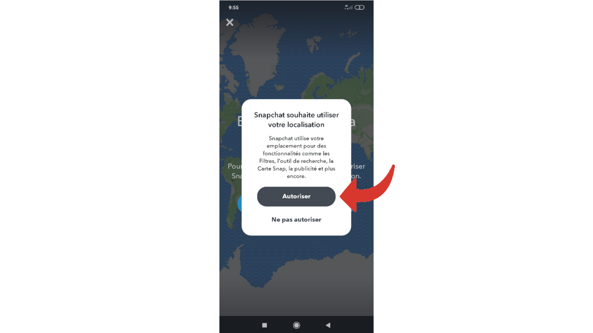 Tuto Snapchat Carte