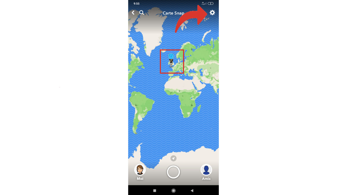 Tuto Snapchat Carte