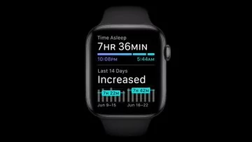 Apple Watch Durée Sleep