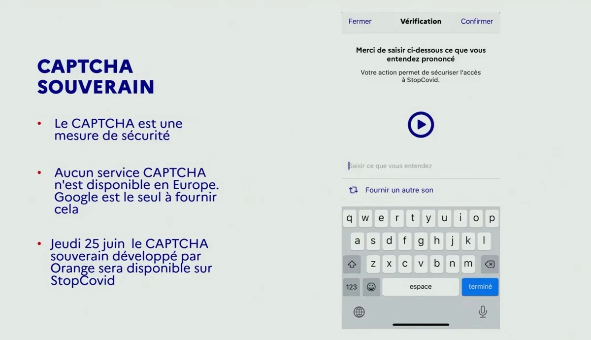 StopCovid CAPTCHA
