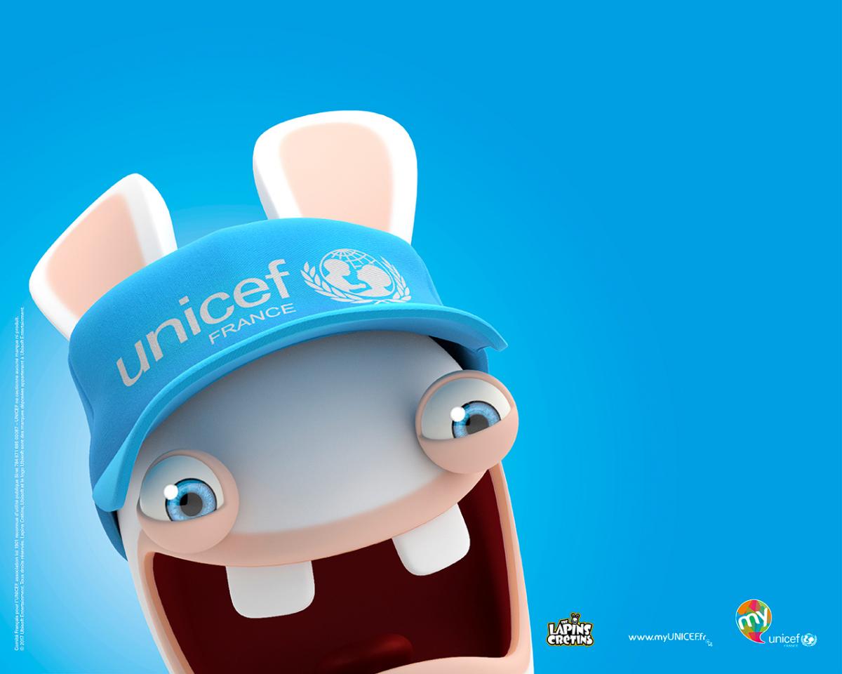 Lapins Crétins UNICEF