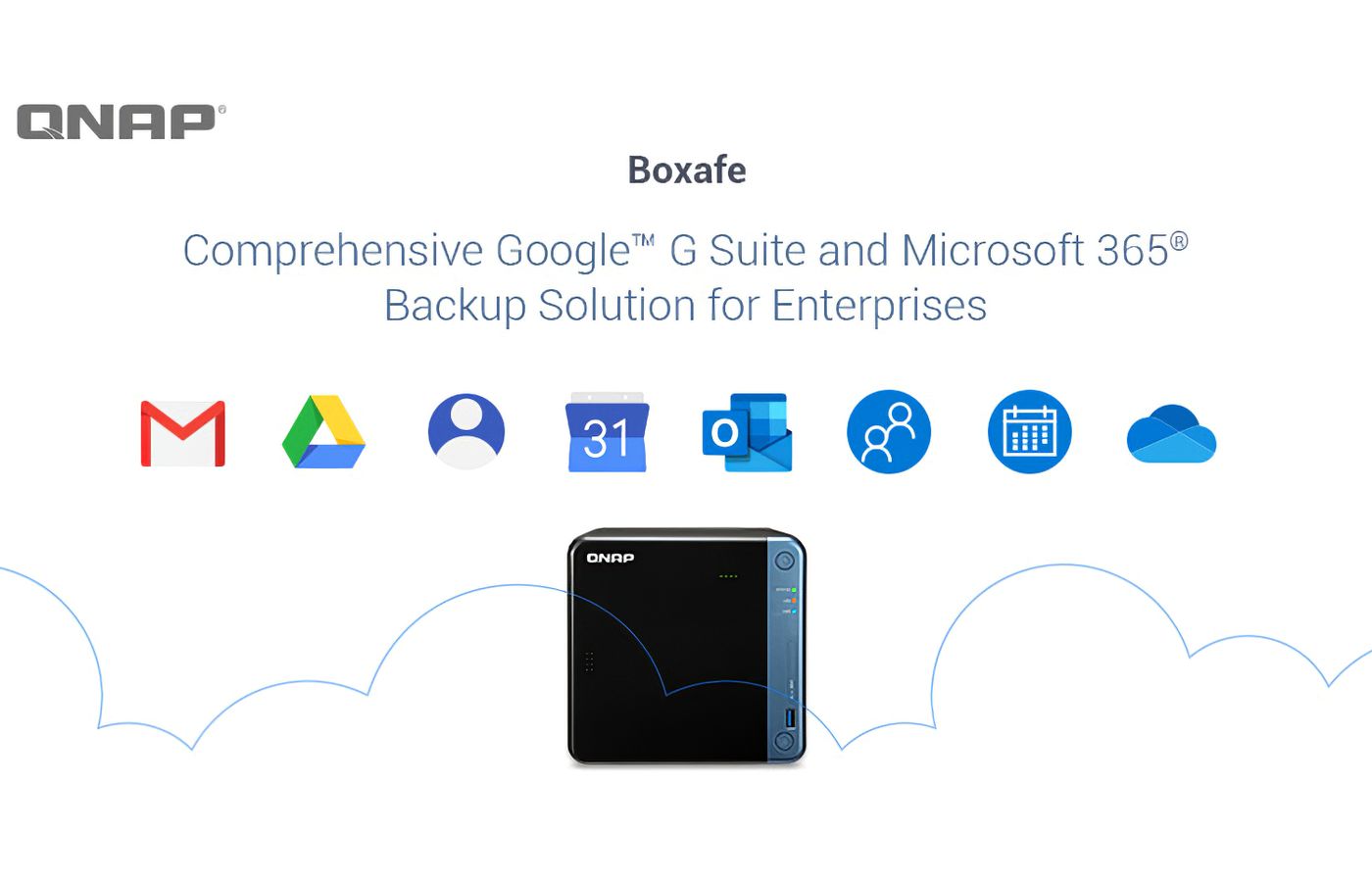 Boxafe : l'outil QNAP pour sauvegarder les G-Suite et Office 365 des pros